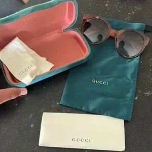 Gucci GG0092S Oversized Round Sunglasses in Havana Tortoise interlocking G Gucci | Accessories | Gucci Gg092s Oversized Round  main image 4